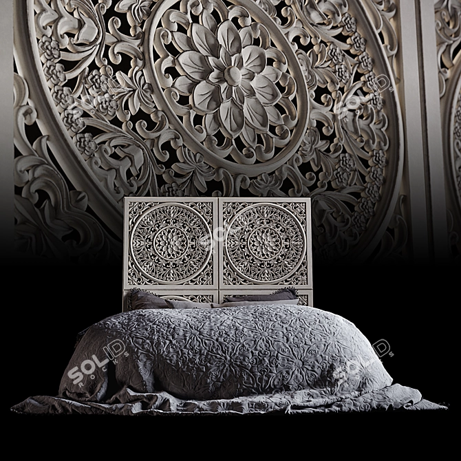 MyHouse Plain Comforter Duvet Covers 3D model image 6