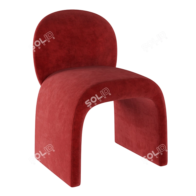 Luxury Guest Chair by Liu Jo 3D model image 1