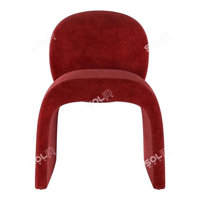 Luxury Guest Chair by Liu Jo 3D model image 2