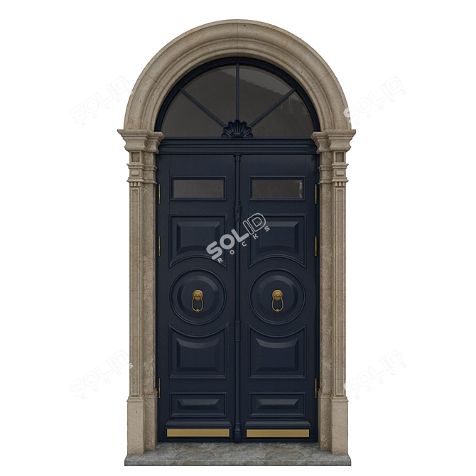 Classic 3D Max Door 3D model image 1