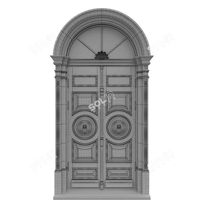 Classic 3D Max Door 3D model image 5