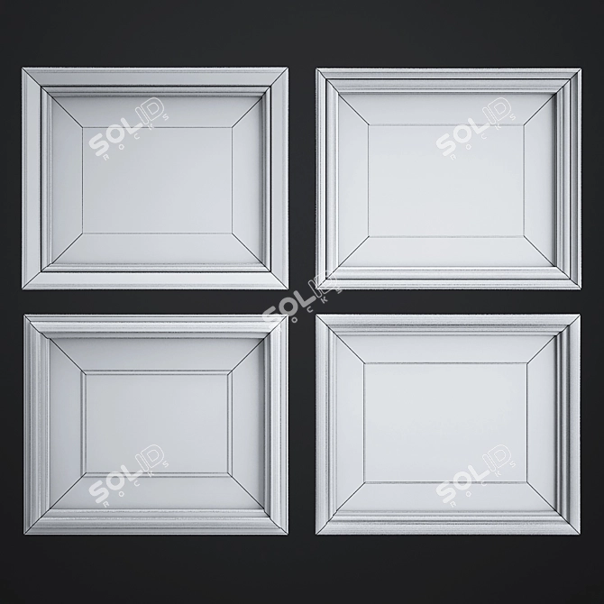 Classic Art Frames 3D model image 4