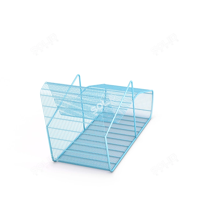 Practical Wire Deck Chair 3D model image 3