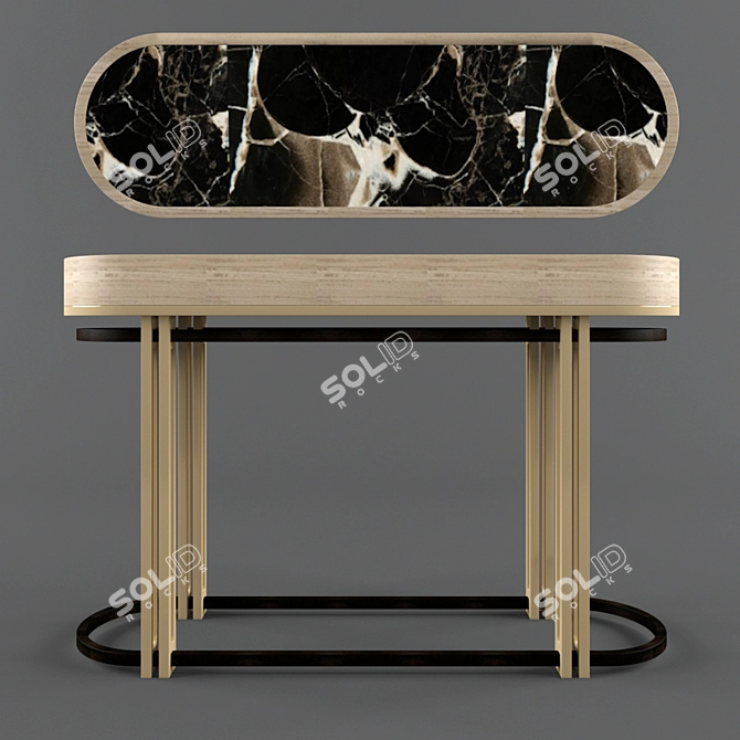 Modern Frato Rio Console Table 3D model image 1