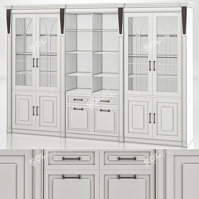 Elegant Servant: CAPRI Minotti 3D model image 1