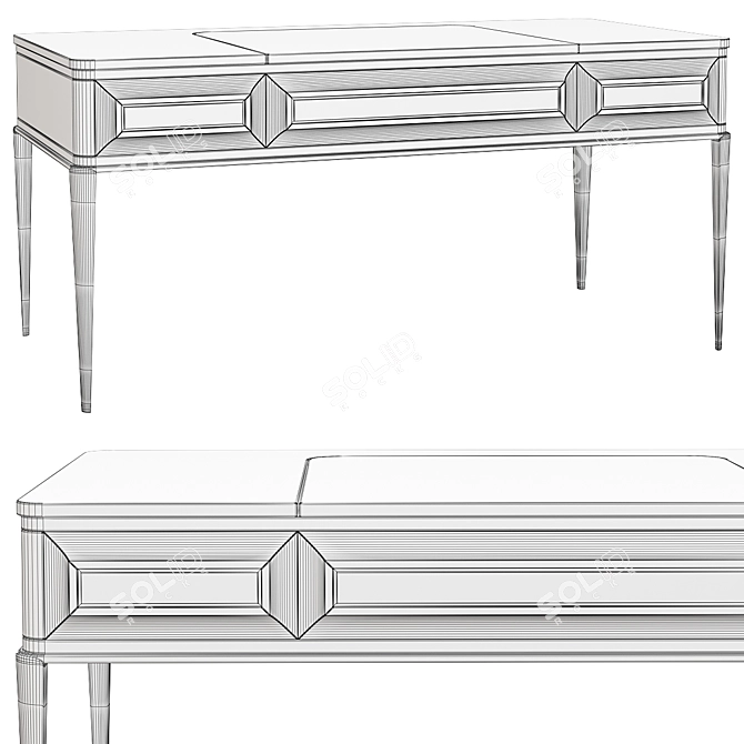  Luxurious Cipriani Homood Blue Moon Vanity 3D model image 2