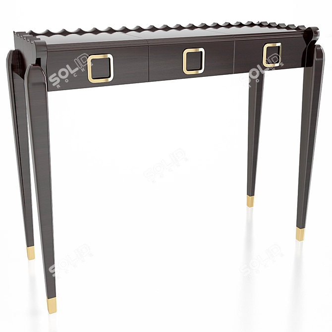 Elegant Carpanese Vanity Set 3D model image 1