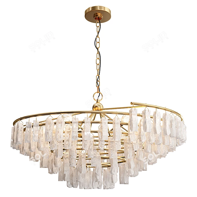 Raging Storm Chandelier 3D model image 1