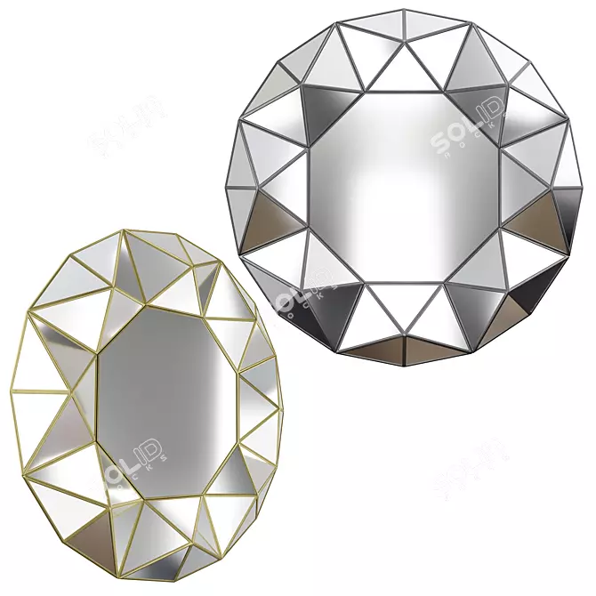 Fiorenza Geometric Mirror: A 3D Twist 3D model image 1