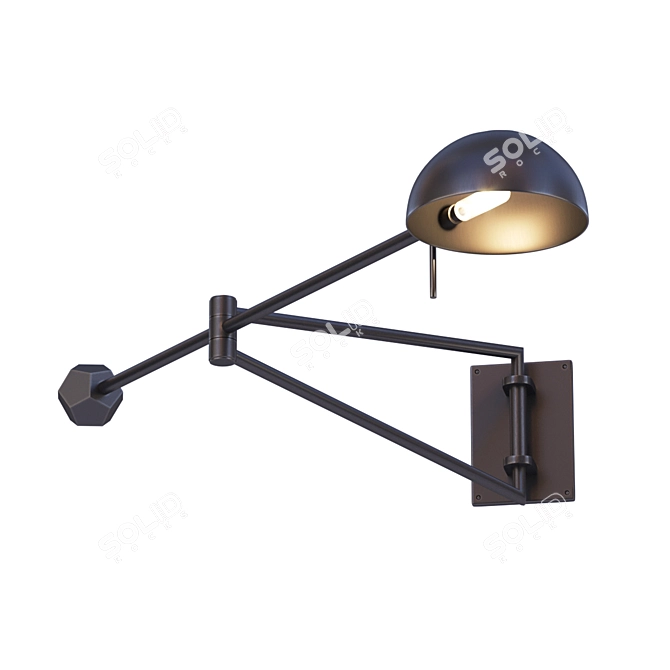 Avion Swing Arm Sconce by Jonathan Browning 3D model image 1