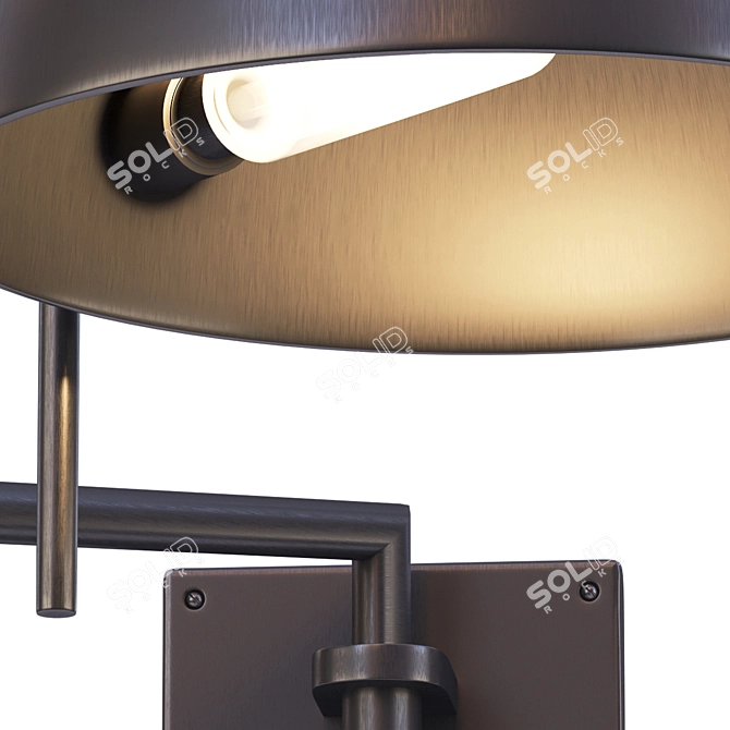 Avion Swing Arm Sconce by Jonathan Browning 3D model image 3