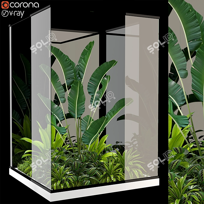 Flora 238: Lush Greenery at Home 3D model image 1