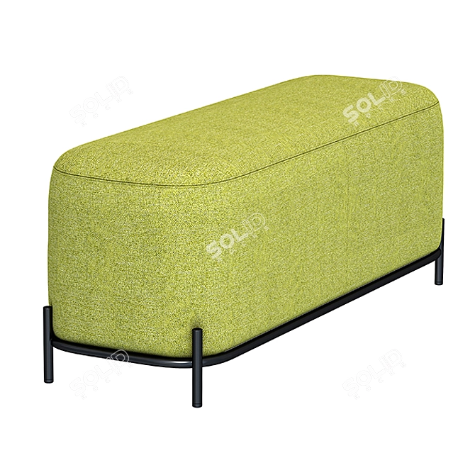 Pawai Ottoman: Stylish and Versatile Footrest 3D model image 4