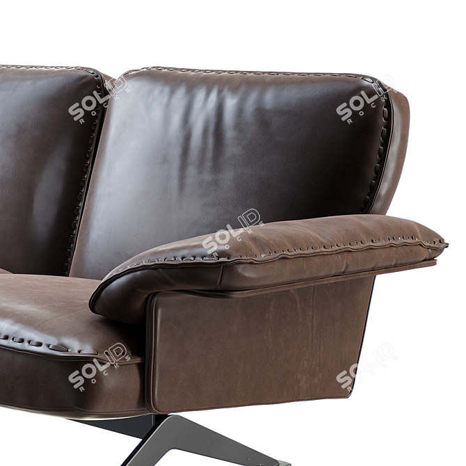 Elegant DS-31 Sofa by de Sede 3D model image 2