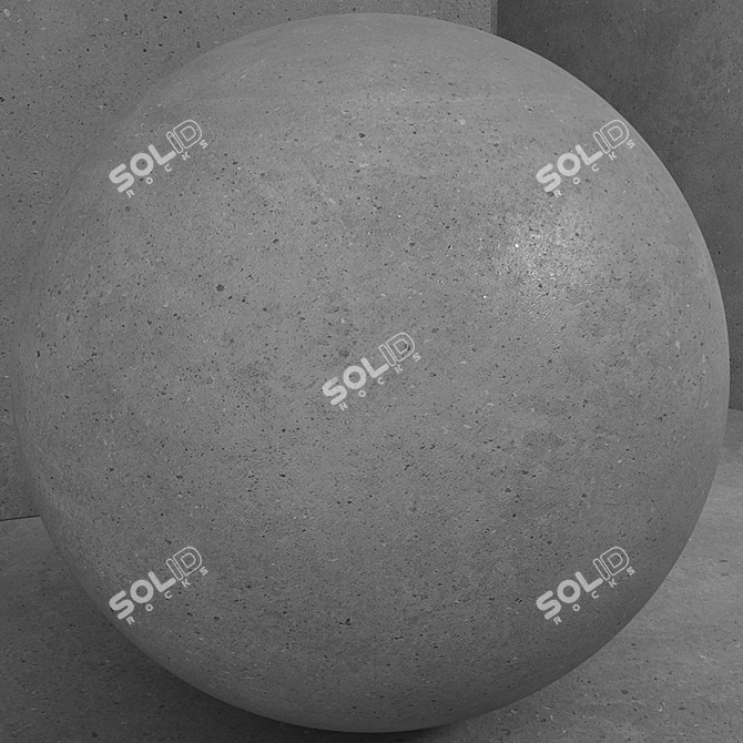 Seamless Concrete Plaster Kit 3D model image 4