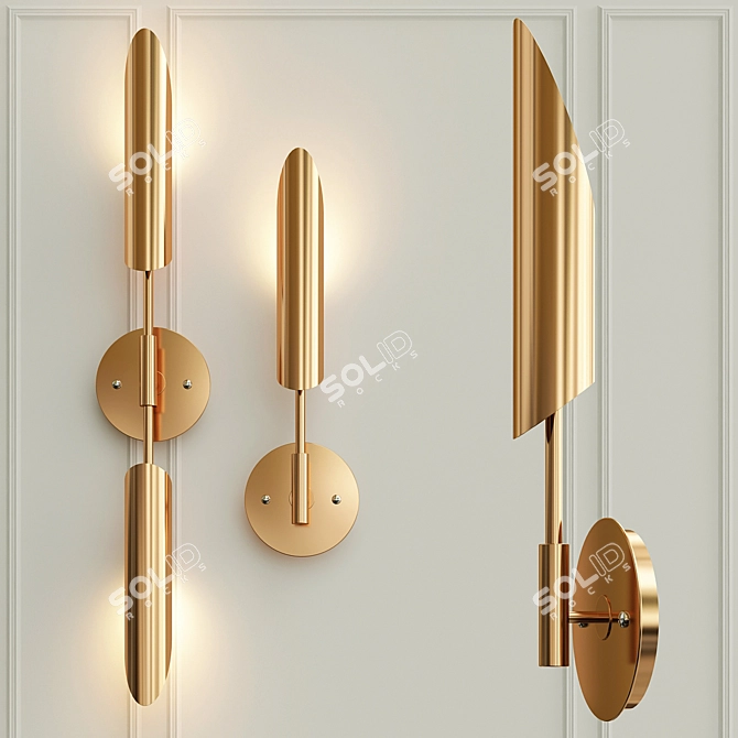 Modern Wall Lamp Collection 3D model image 3