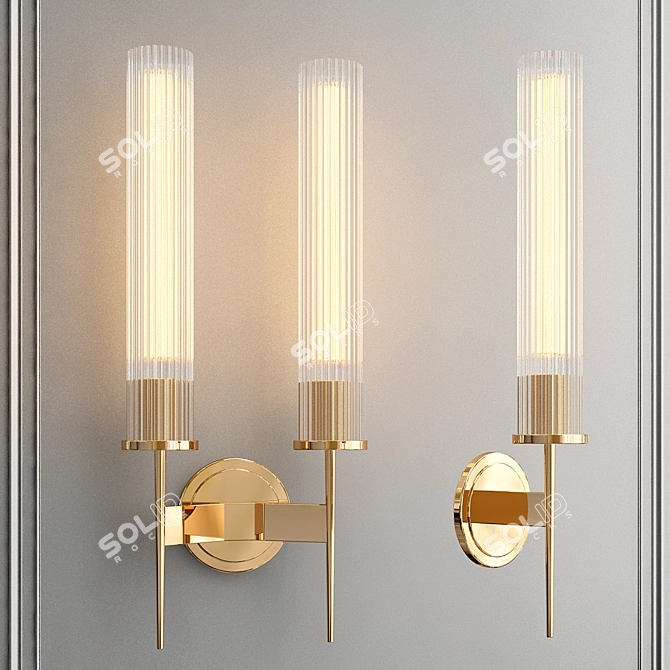 Modern Wall Lamp Collection 3D model image 5