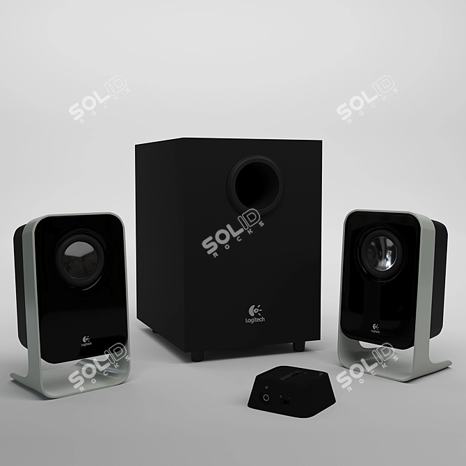 Immersive Sound Experience - Logitech LS-21 3D model image 1