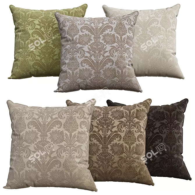 Decorative Pillows: Enhance Your Space 3D model image 1