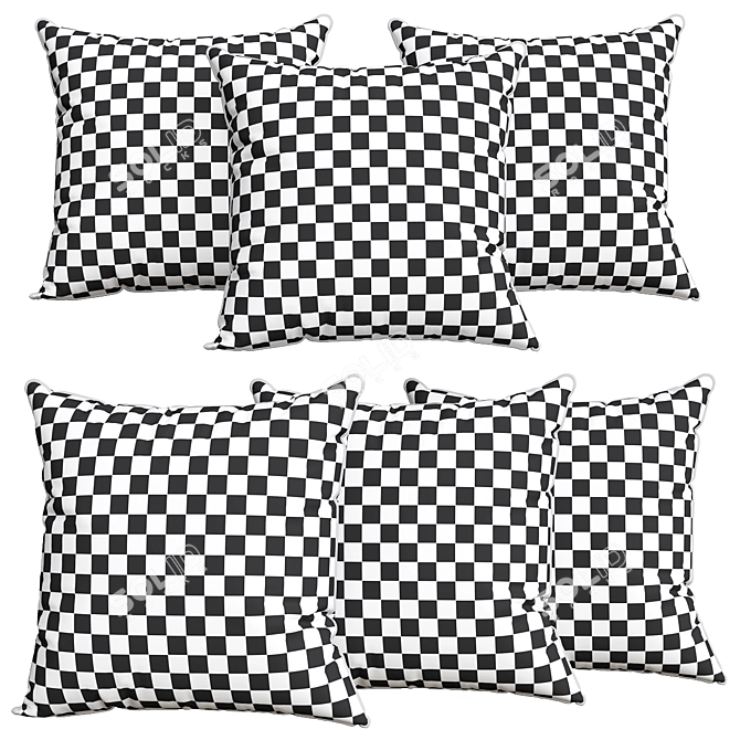 Decorative Pillows: Enhance Your Space 3D model image 3