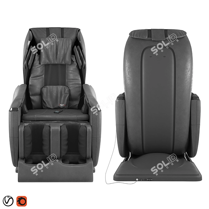 iRest Massage Chair - Ultimate Relaxation 3D model image 2