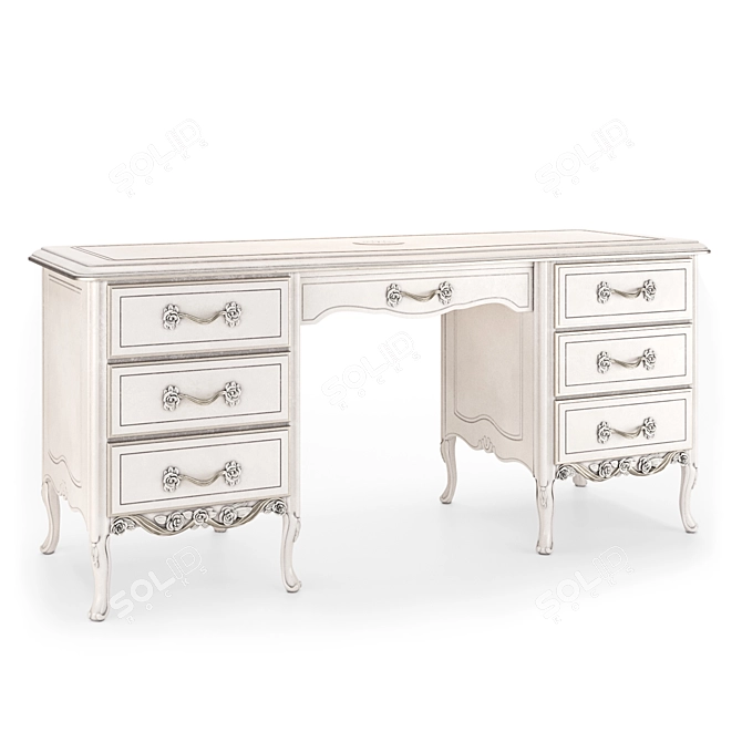 Romano Home Nicole No. 2 Writing Desk 3D model image 3