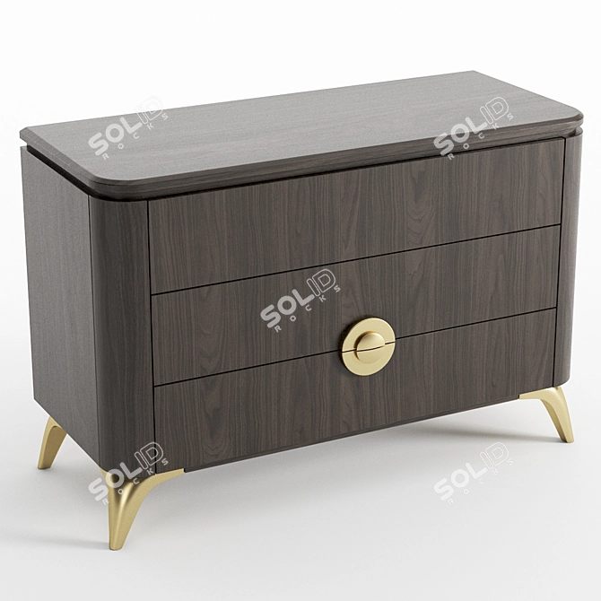 Modern Chest Luna - Color Lori 3D model image 1