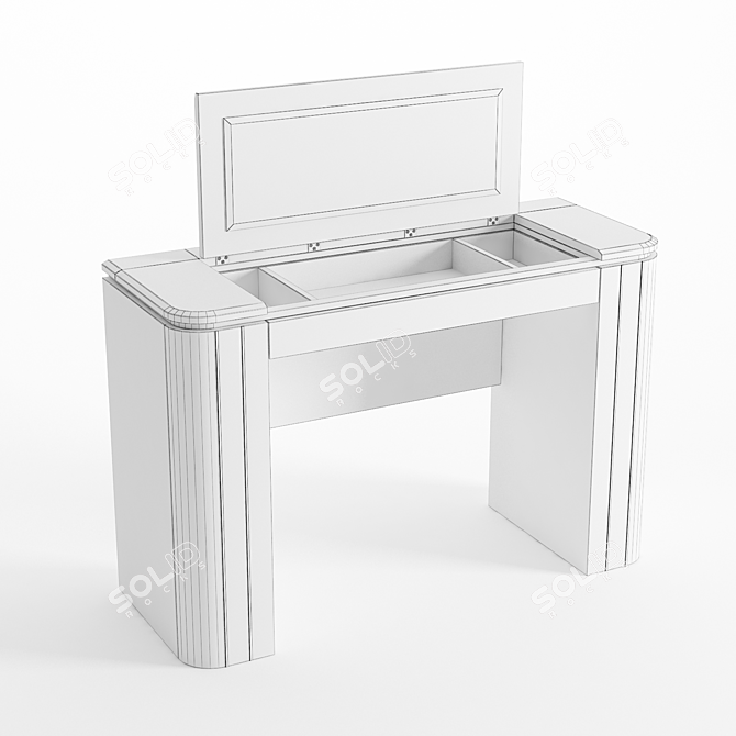 Lori Color Luna Dressing Table 3D model image 2