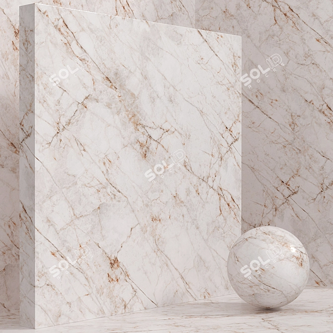 Seamless Stone/Marble Set 3D model image 3