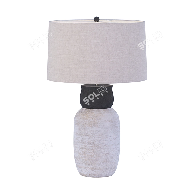 Sophisticated Ansley Table Lamp 3D model image 1