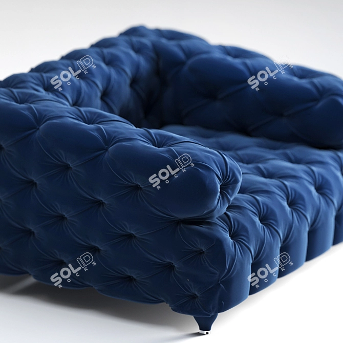 3D MAX Armchair: Textures, Renders, VRAY_CORONA 3D model image 2