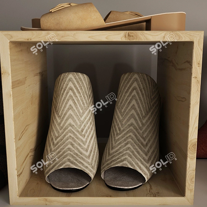 Sleek Women's Shoes Collection 3D model image 3