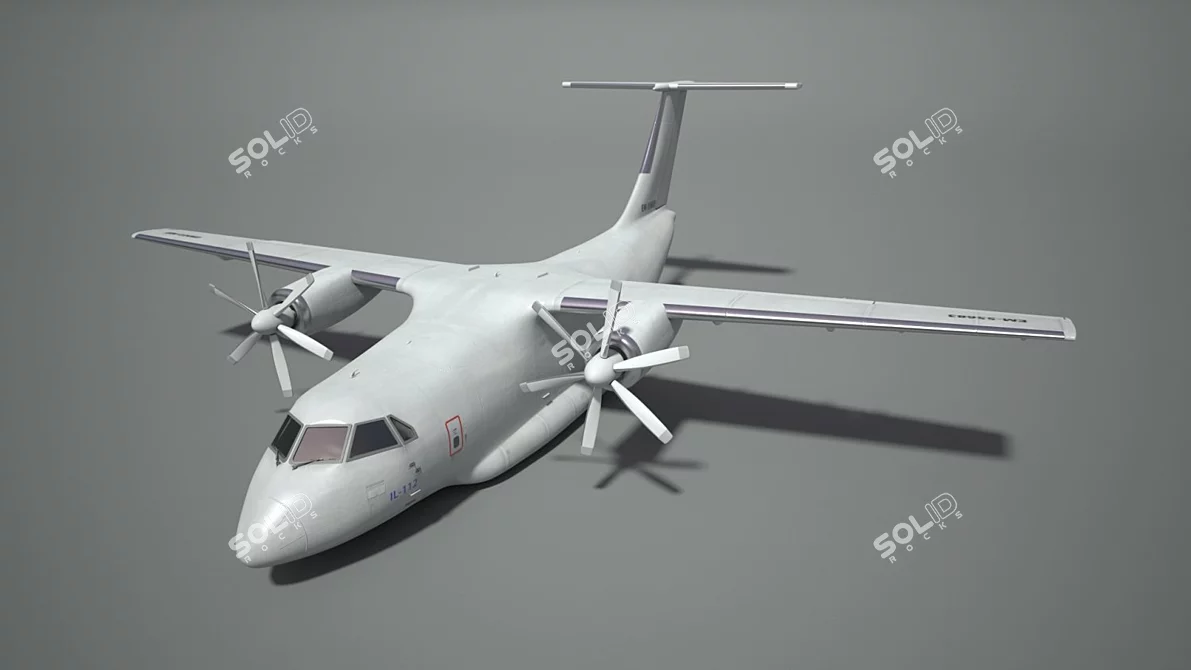 IL-112 Bare Fuselage 3D model image 3