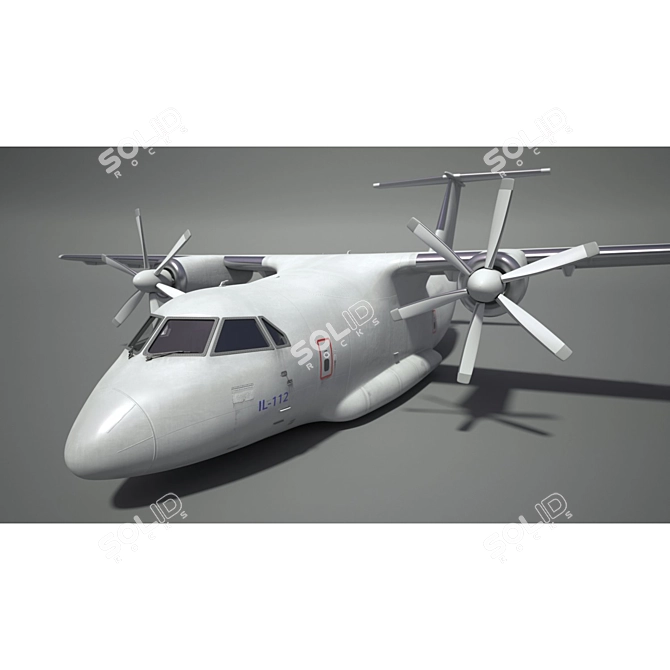 IL-112 Bare Fuselage 3D model image 5