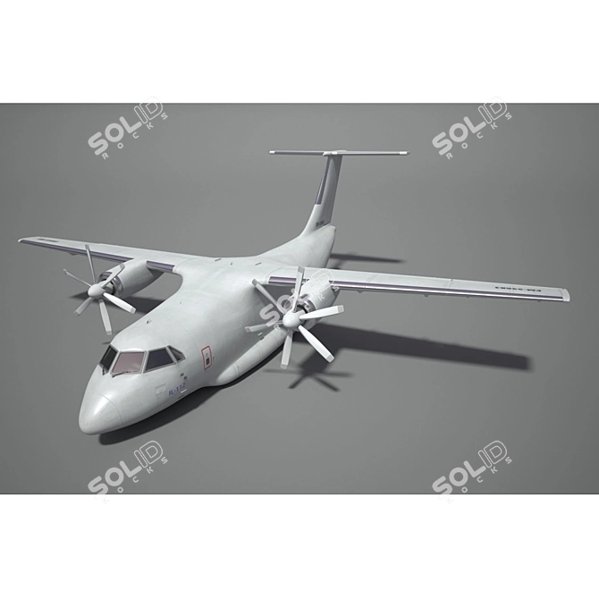 IL-112 Bare Fuselage 3D model image 7