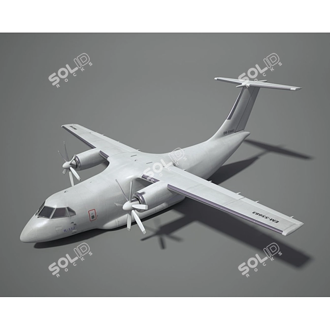 IL-112 Bare Fuselage 3D model image 8