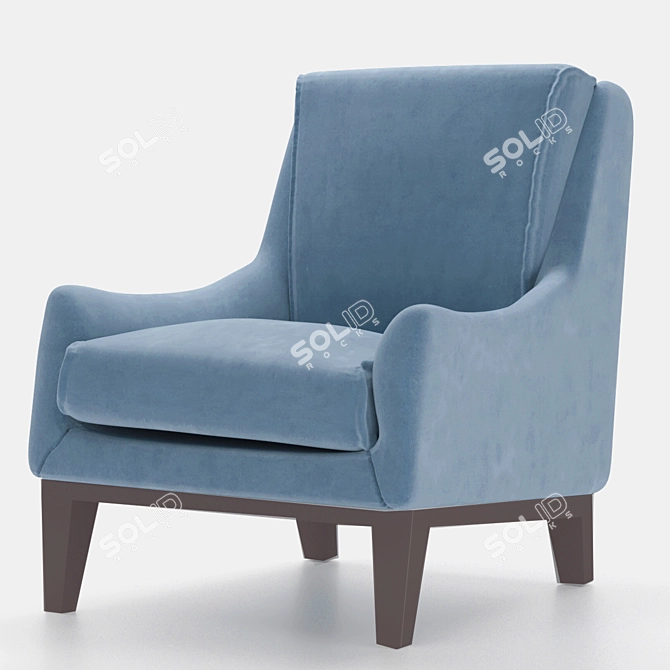 Cozy Martin Arm Sofa: The Perfect Piece for Relaxation 3D model image 1