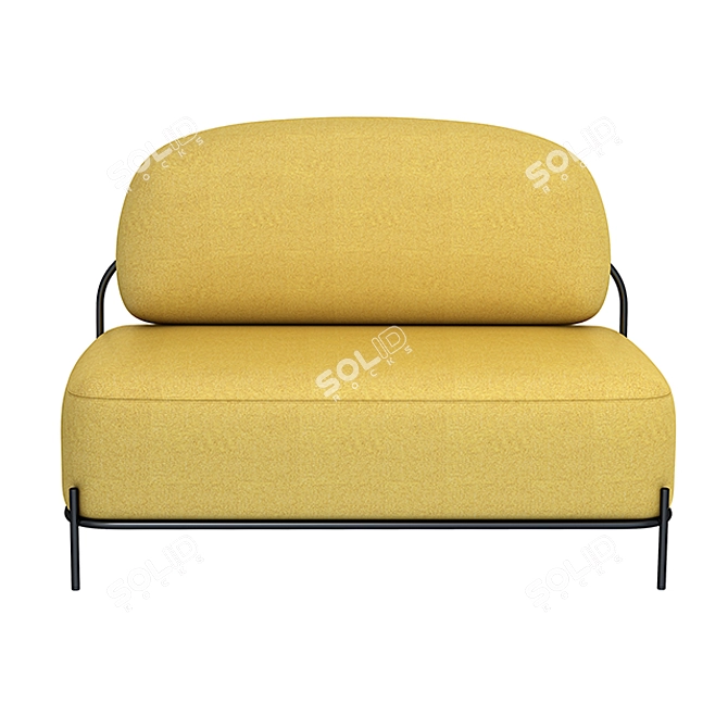 Modern Pawai Sofa: Stylish Comfort 3D model image 4
