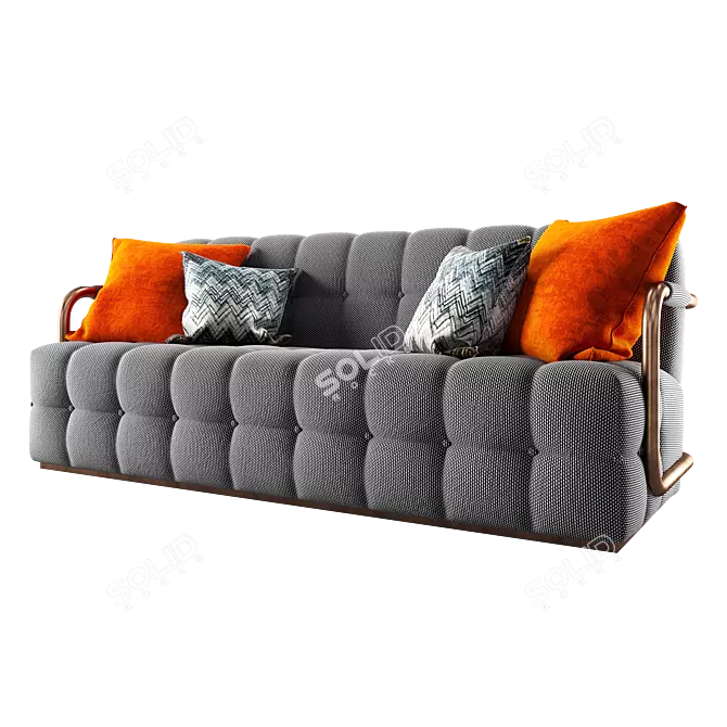 Jamie Drake Collection Modern Classic Sofa 3D model image 1