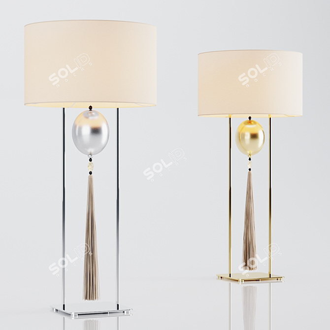 Lux Accra Table Lamps 3D model image 3