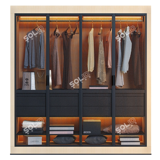 Maxalto Eracle Wardrobe - 2017 Collection 3D model image 2