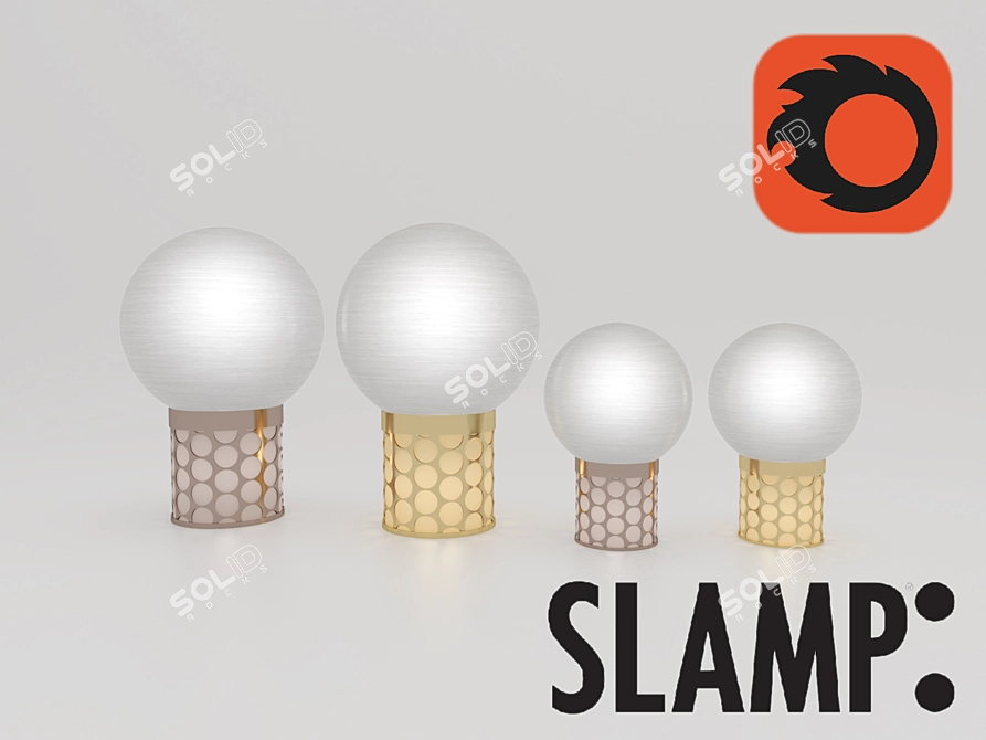Elegant Atmosfera Table Lamp 3D model image 3