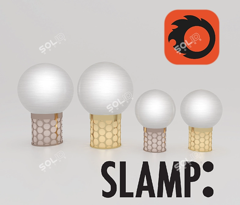 Elegant Atmosfera Table Lamp 3D model image 4