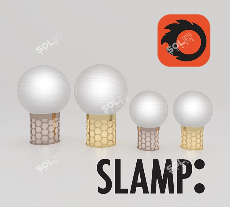 Elegant Atmosfera Table Lamp 3D model image 5