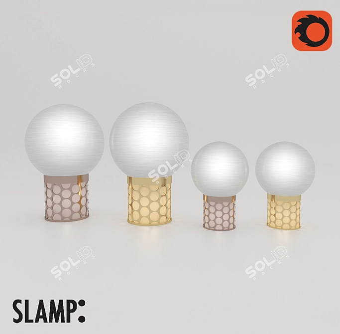 Elegant Atmosfera Table Lamp 3D model image 8