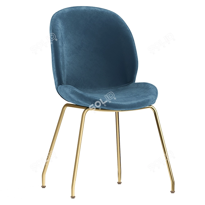 Sleek Beetle Chairs 3D model image 3