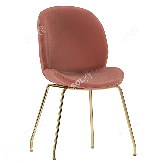 Sleek Beetle Chairs 3D model image 4