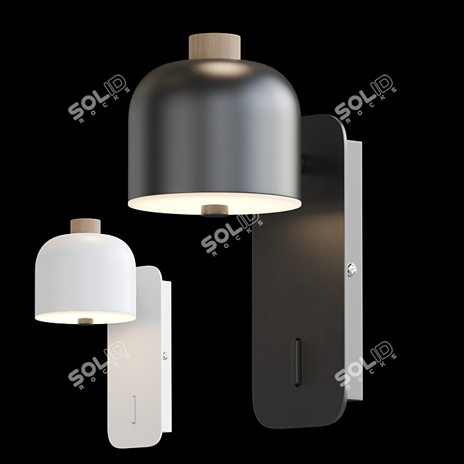 Modern LED Wall Lamp: Lampatron STILLE 3D model image 1