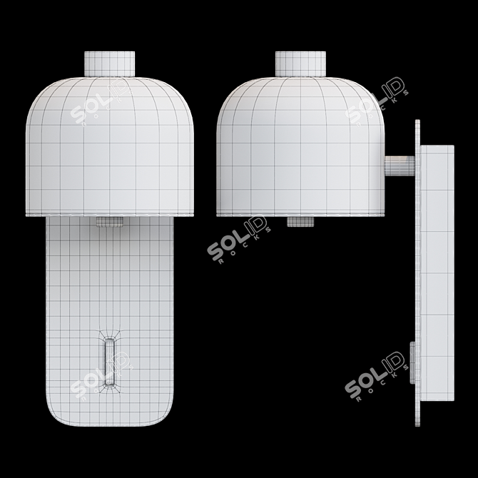 Modern LED Wall Lamp: Lampatron STILLE 3D model image 3