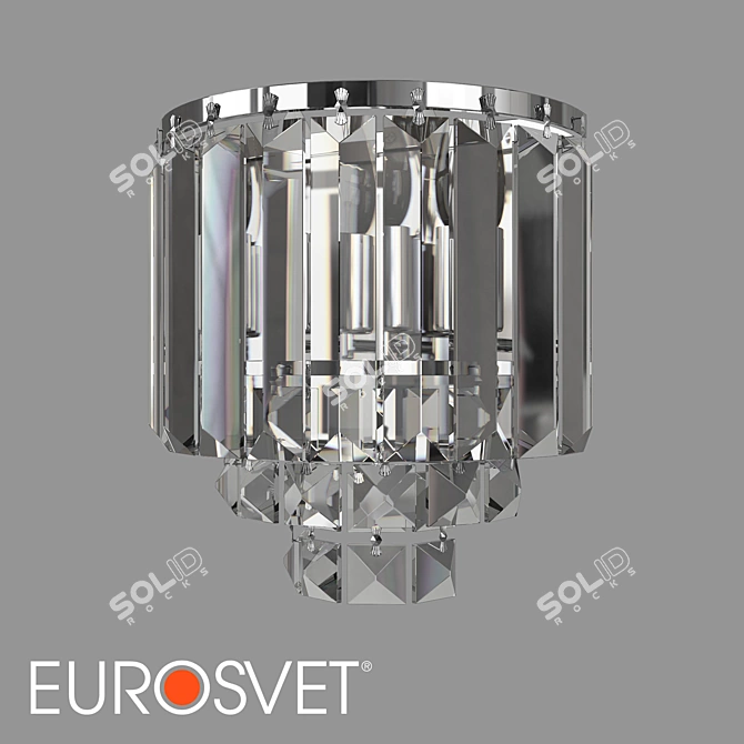 Torreta Crystal Wall Lamp Eurosvet 3D model image 1